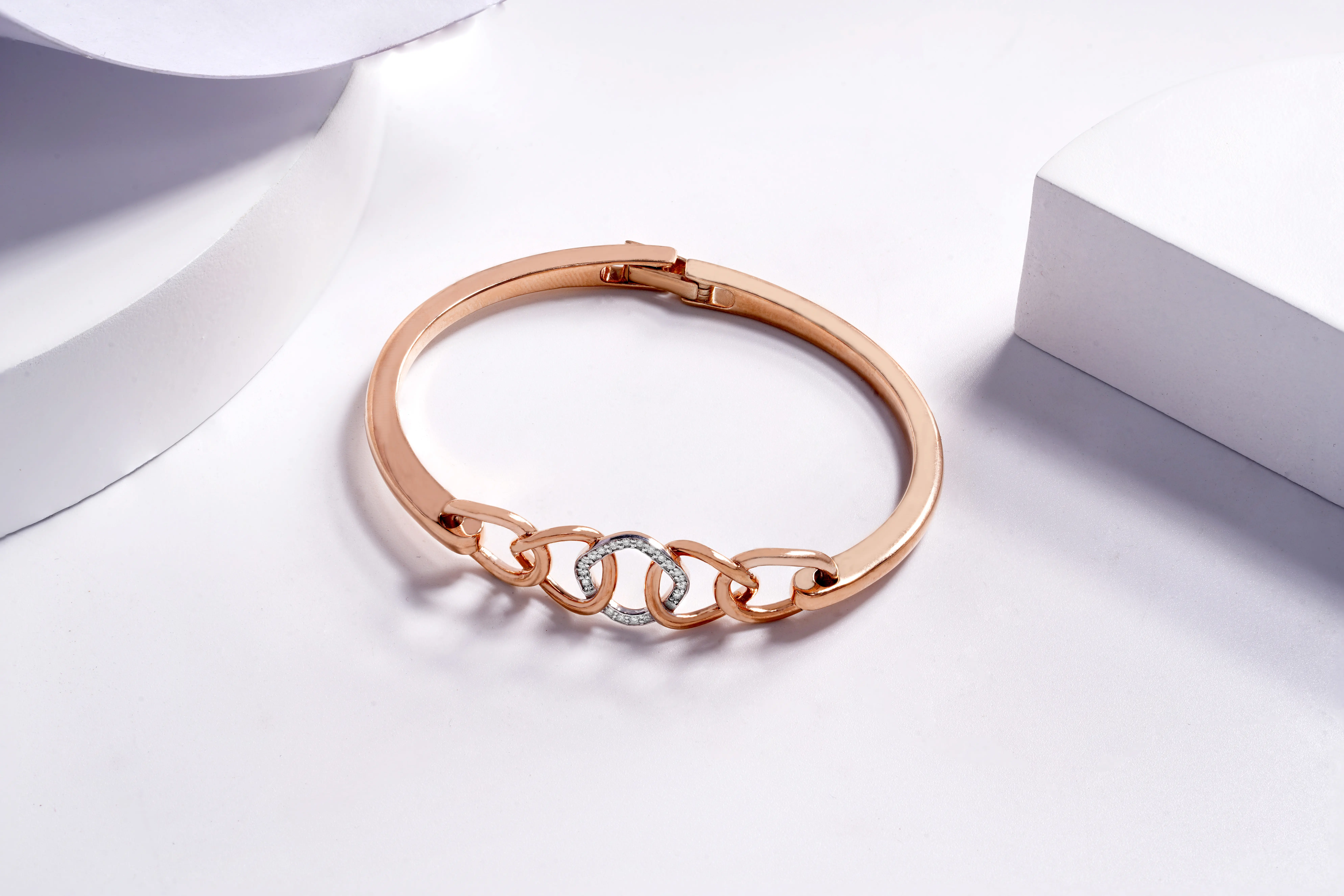 Rosé Harmony Bangle