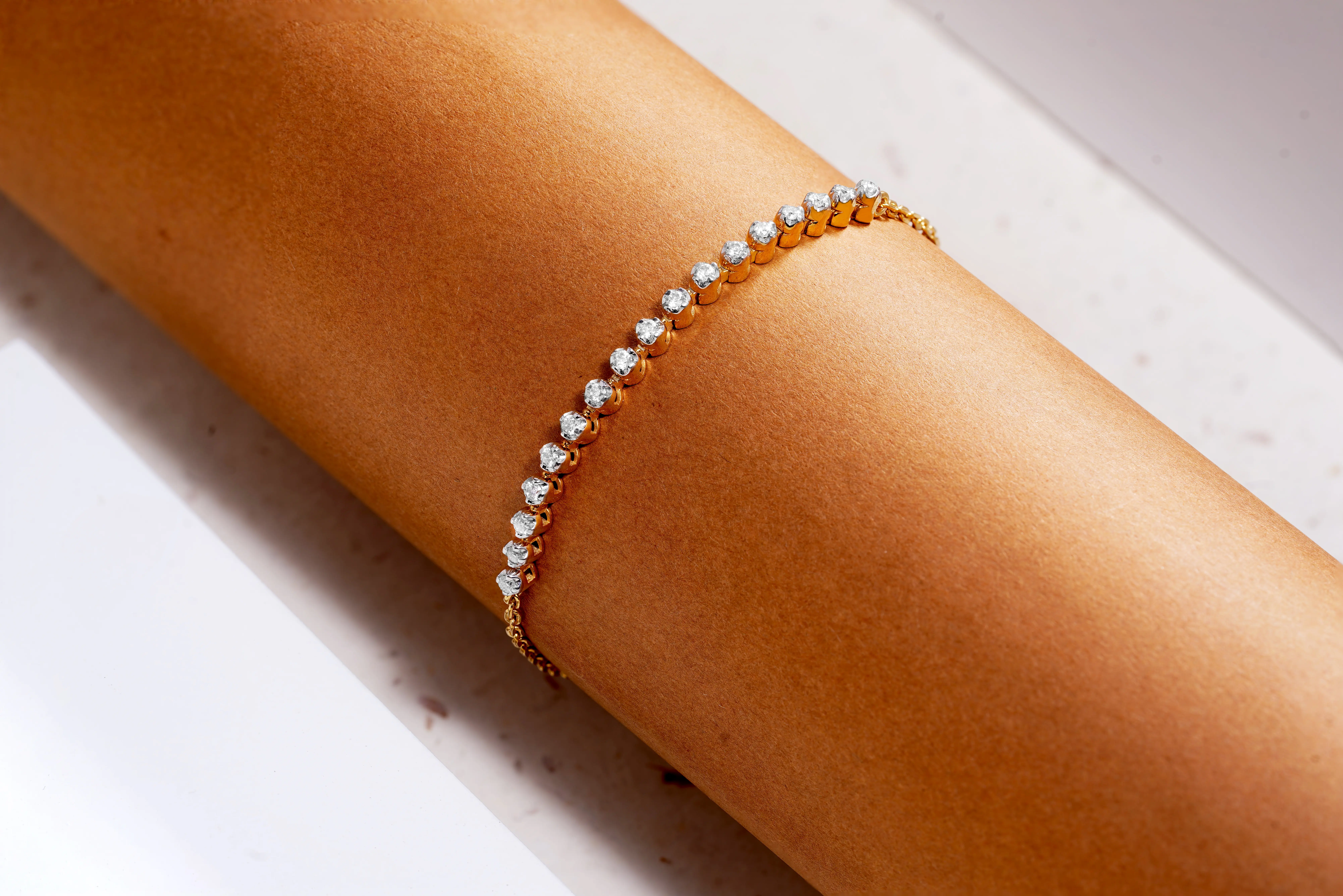 HeartLine Tennis Bracelet