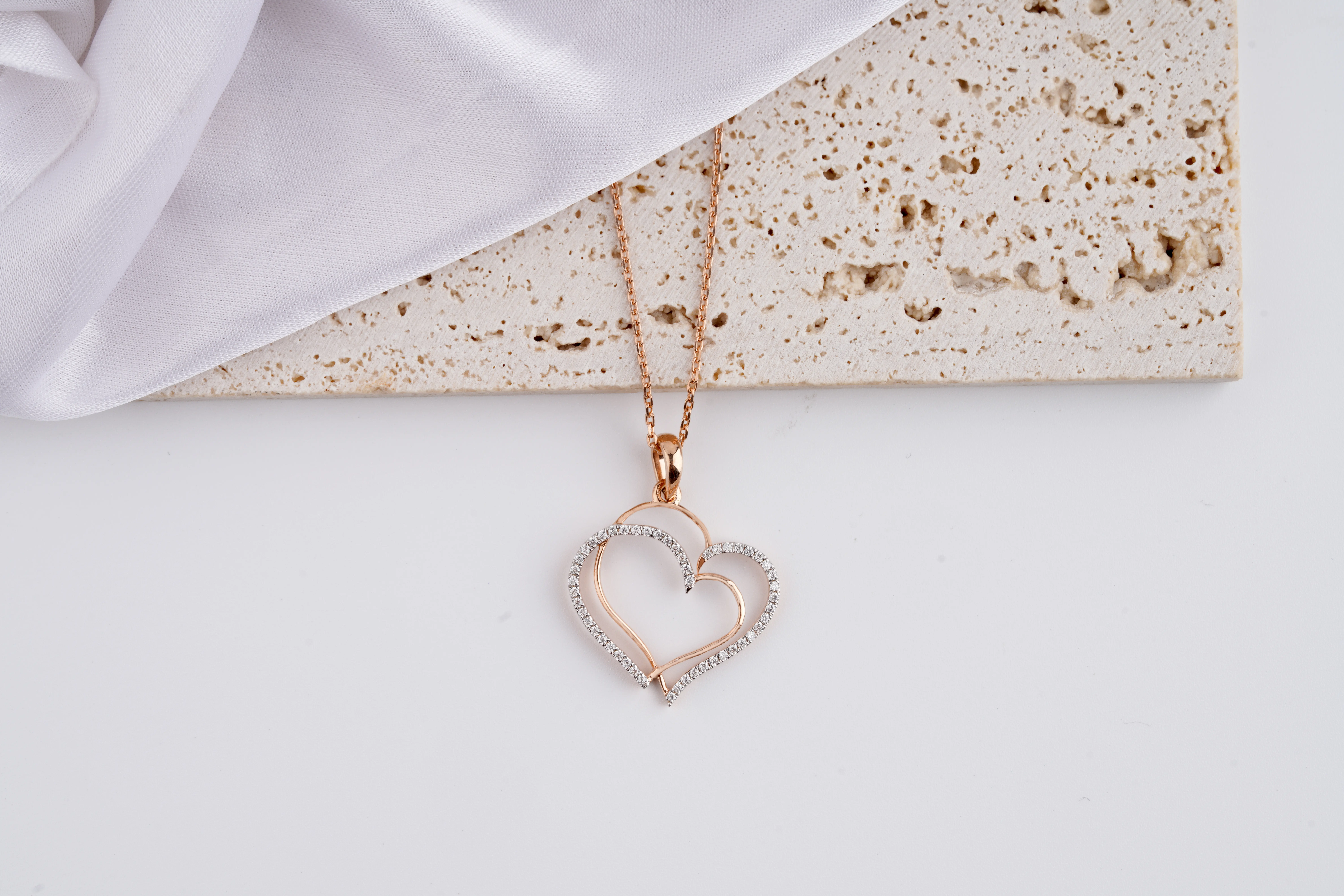 Twin Hearts Pendant