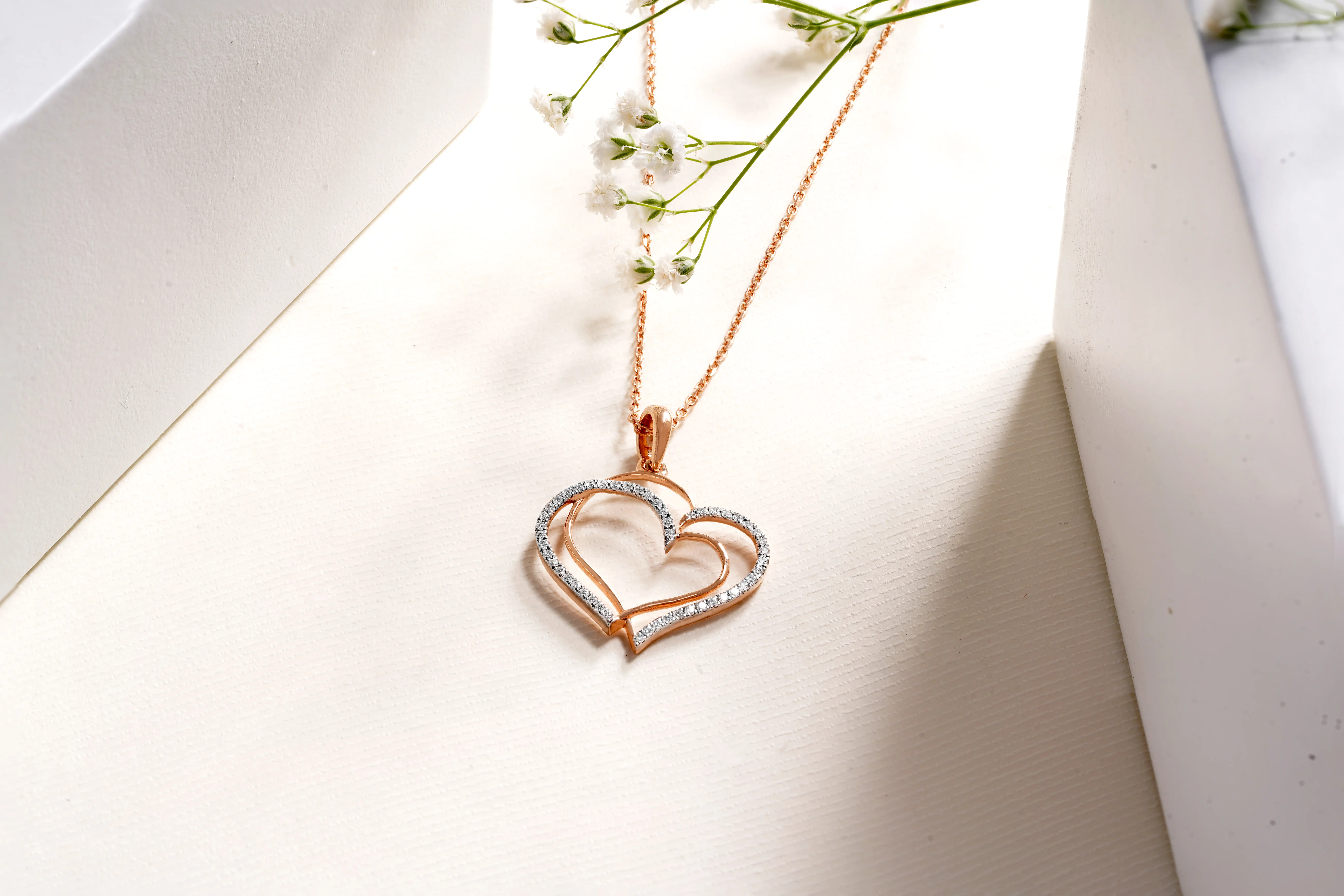 Twin Hearts Pendant
