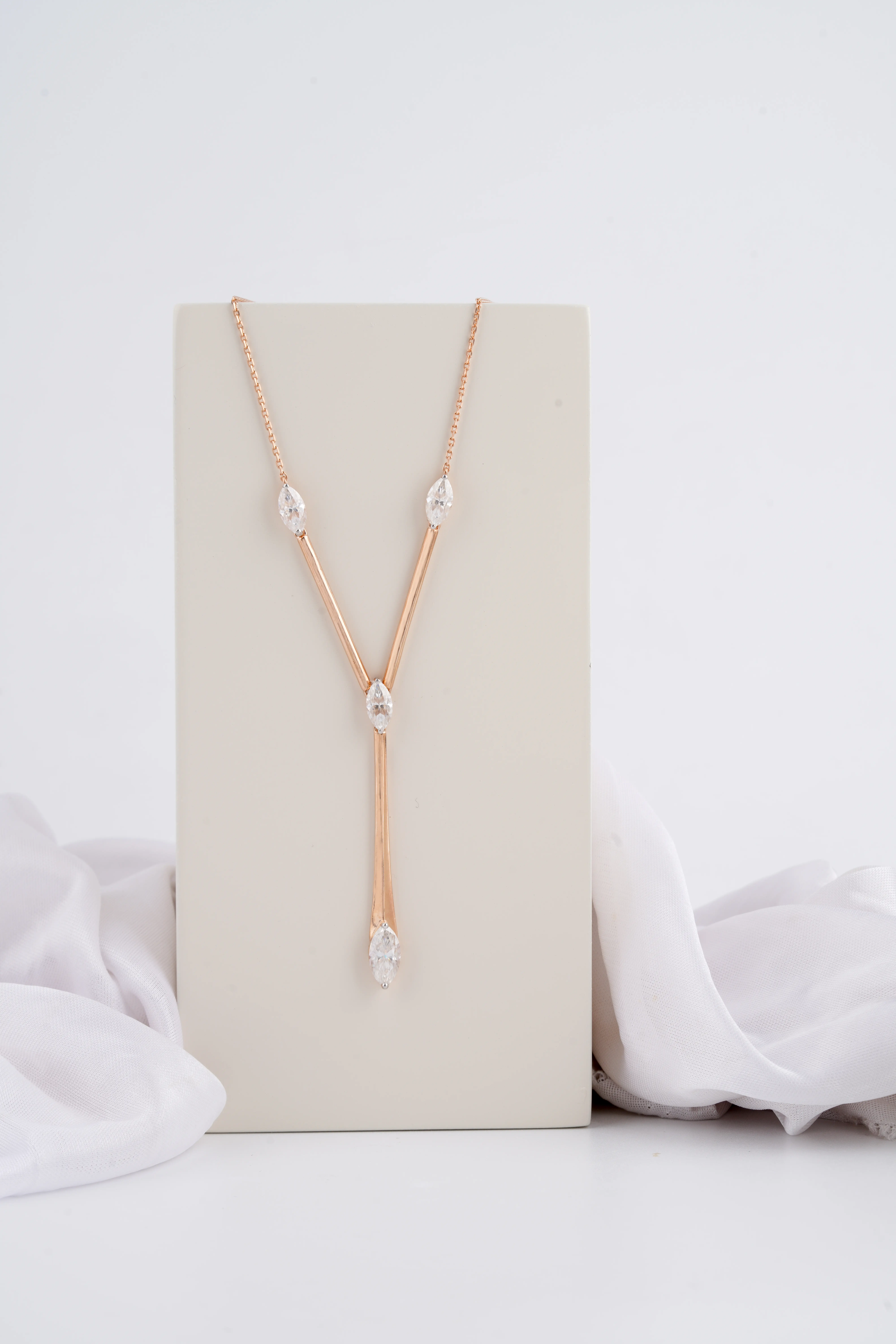 Elegant Marquise Y-Drop