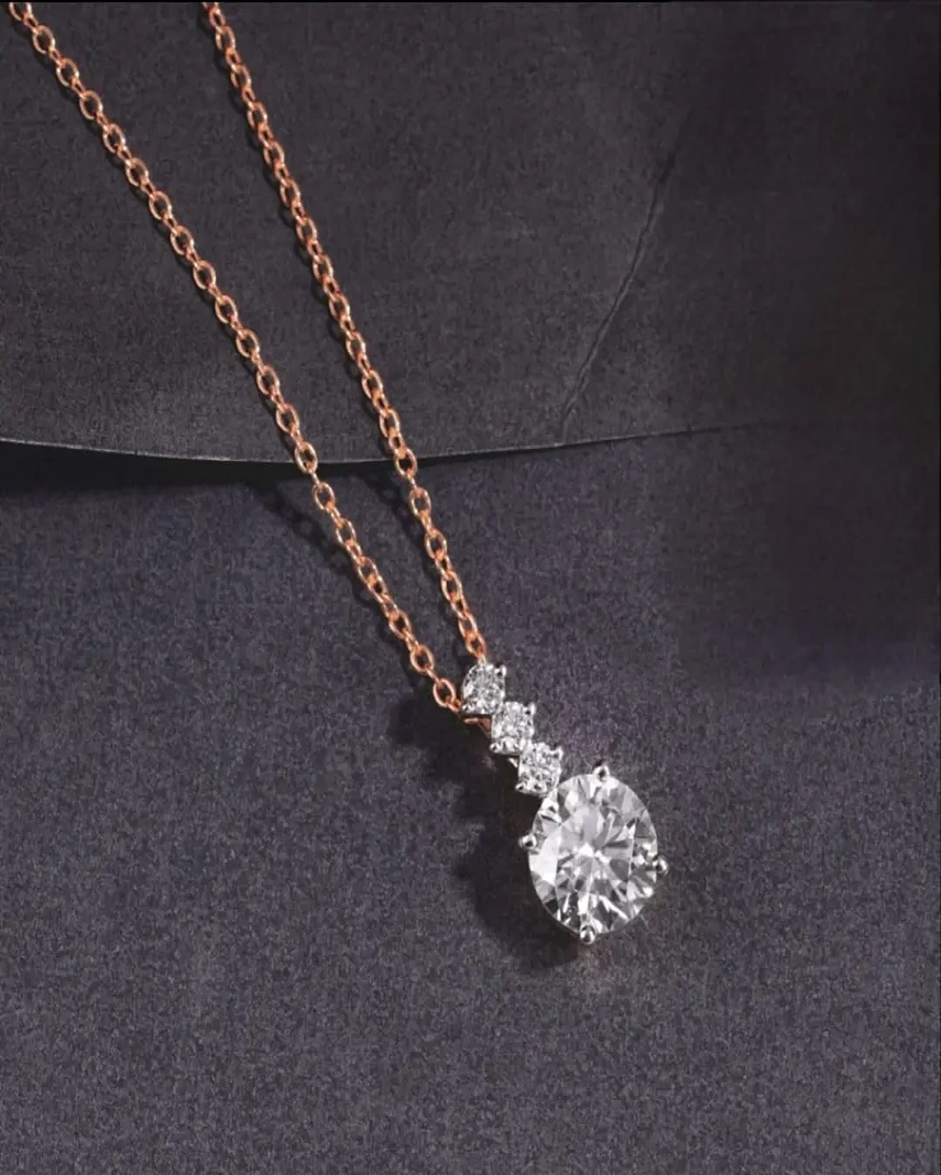 Diamond Dew Drop Pendant