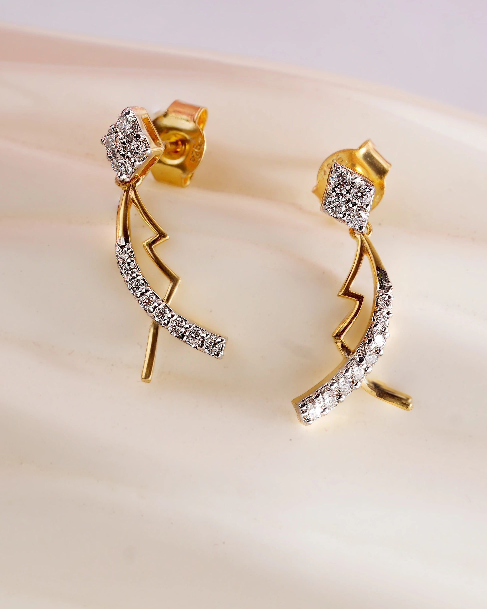 Electric Drape Earrings